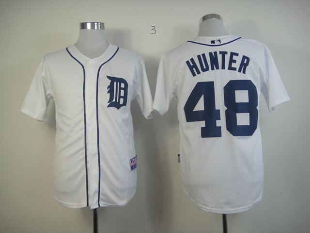 Men Detroit Tigers #48 Hunter White MLB Jerseys